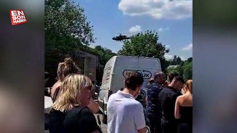 TikTok Fenomeni, cenazesine helikopterle gelip herkesi şaşırttı