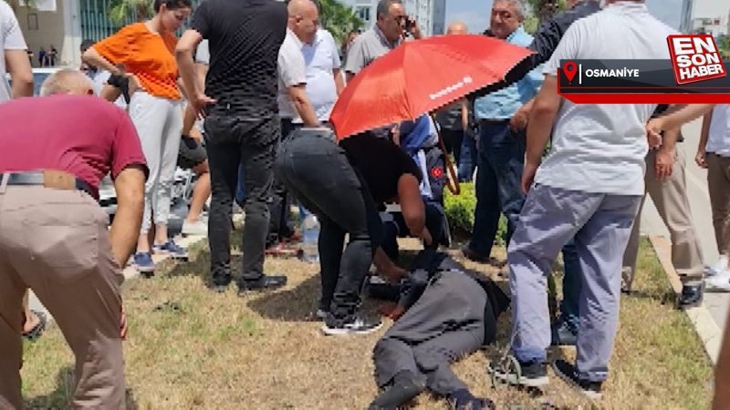 Osmaniye'de otomobil, karşıya geçen bisiklete çarptı