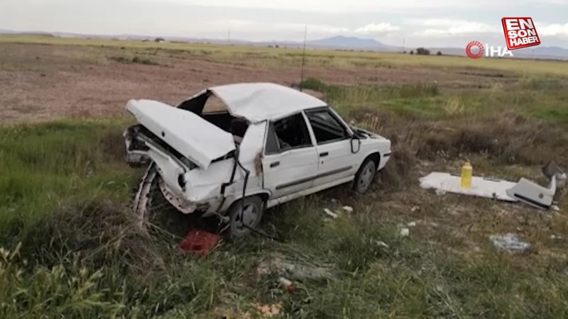 Aksaray'da iki araç çarpıştı