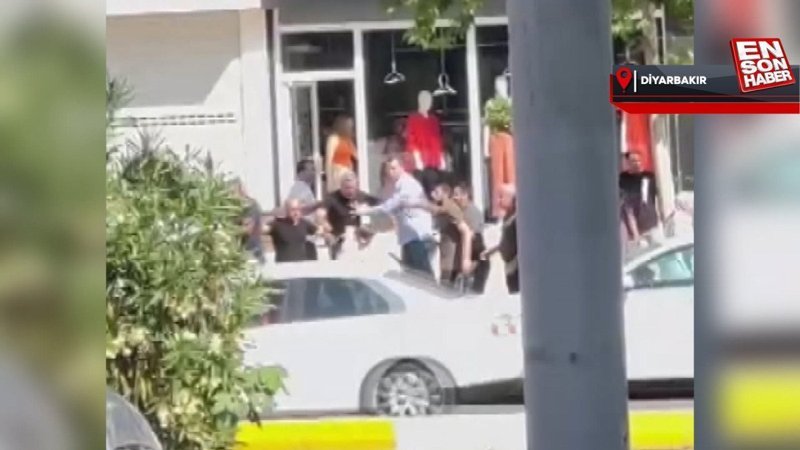 Diyarbakır’da tabureli ve sopalı kavga