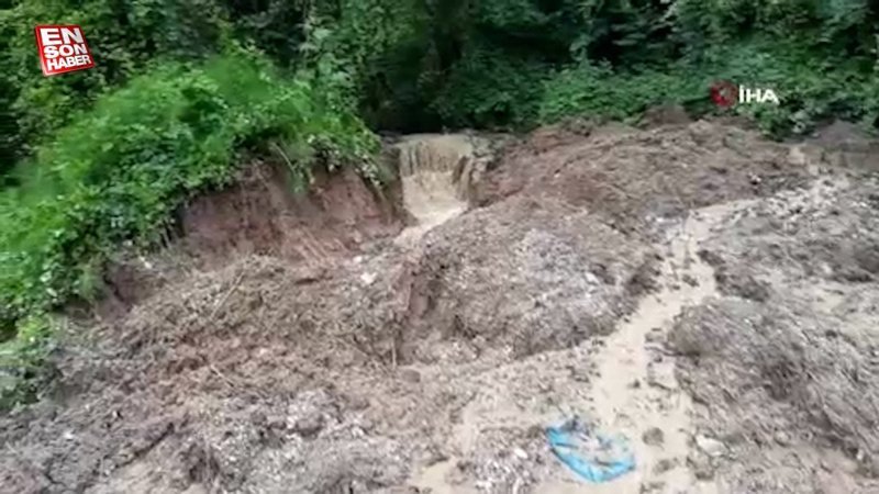 Bolu'da sağanak hayatı felç etti