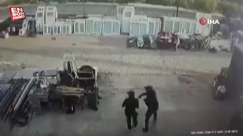 Çatalca’da iş yerine giren şüphelilere kurşun yağdırdı