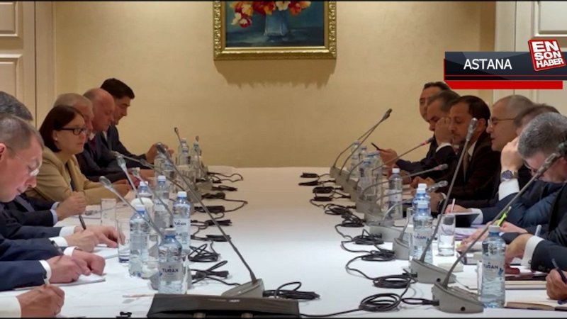 Kazakistan’da Suriye konulu 20. Astana görüşmeleri başladı
