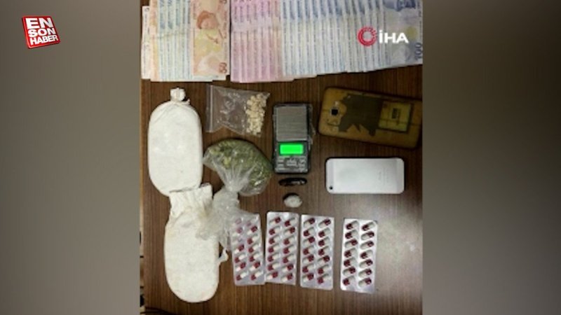 Lavaş ekmeği arasında uyuşturucu ticareti polise takıldı