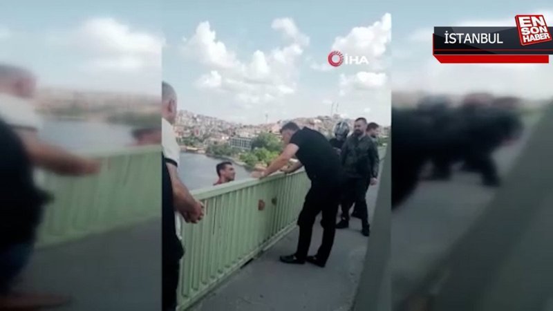 Nuri Alço Haliç'te intihar girişiminde bulunan genci engelledi
