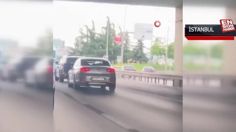 D-100’de makas atarak ilerleyen sürücüye 8 bin 128 TL ceza