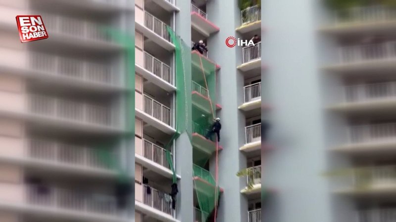 Singapur’da intihar girişimi özel ekipler tarafından önlendi