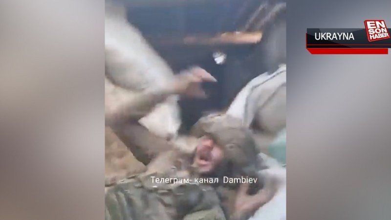 Ukraynalı asker, savaş sırasında şok geçirdi