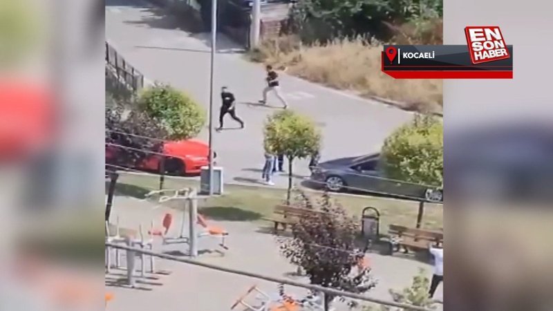 Kocaeli'de çocuk parkında pompalı kavga