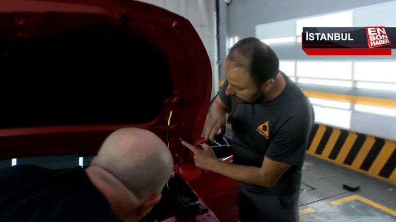 Ümraniye'de bayiden sıfır aldığı otomobil çıkma parçalı ve boyalı çıktı