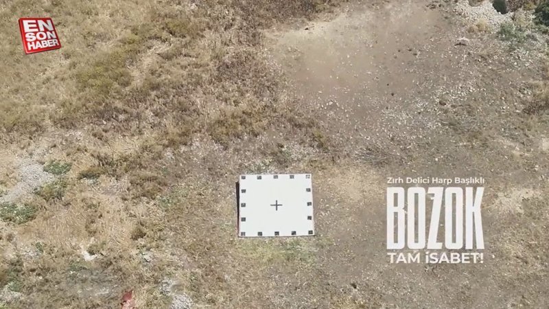 Bayraktar TB2 SİHA, hedefleri BOZOK ile vurdu