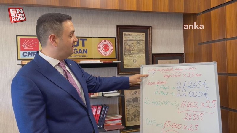 CHP'den memur maaşı önerisi: 37 bin 500 TL olmalı