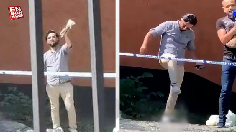 İsveç'te Kurban Bayramı'nda cami önünde Kur'an-ı Kerim yakıldı