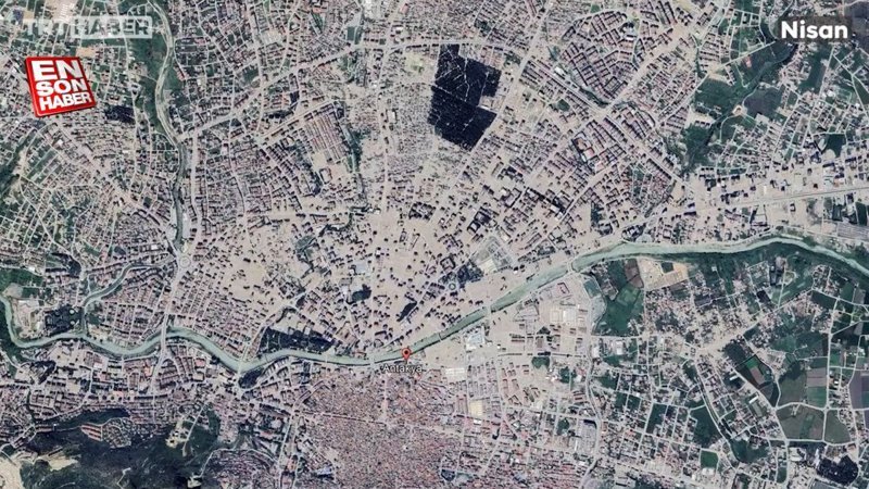 Depremin vurduğu Hatay'ın yeni uydu görüntüsü paylaşıldı