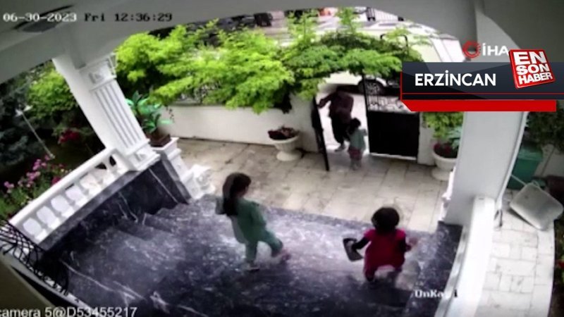 Erzincan’da kadın hırsızı, alarm durdurdu