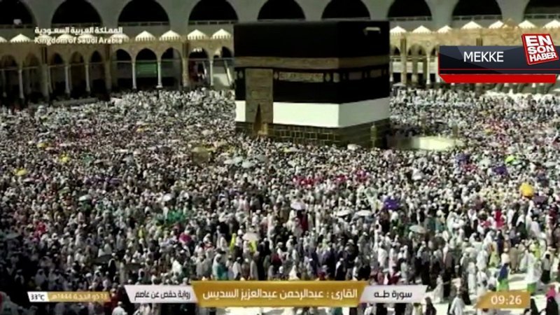 Hacılar Kabe'ye veda ediyor