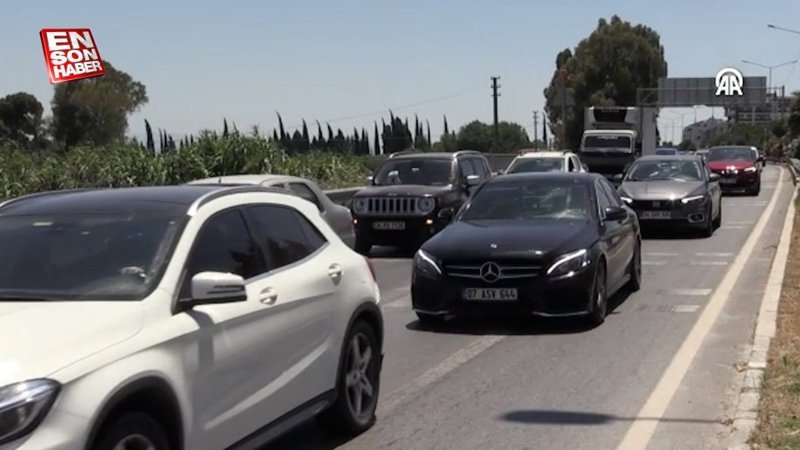 Tatilciler dönüş yolunda