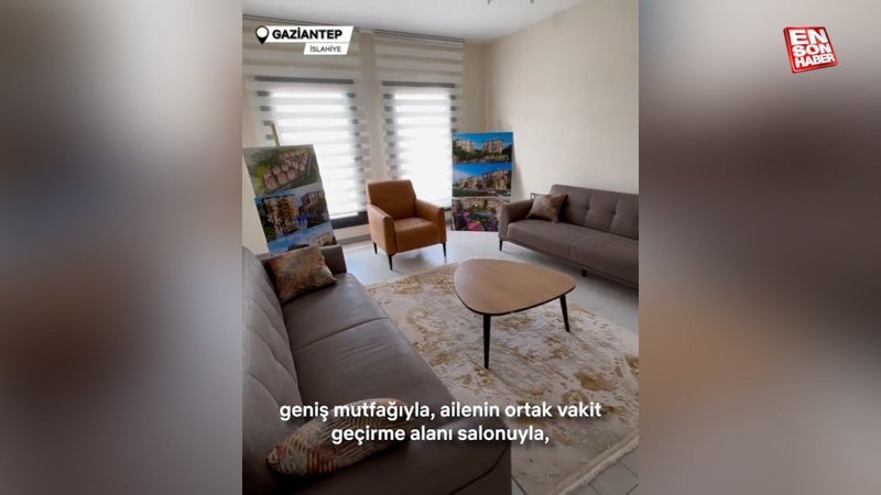 Mehmet Özhaseki paylaştı: İslahiye'nin deprem konutlarında sona gelindi