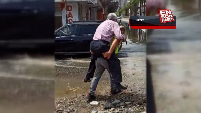 Hatay’da polisten örnek davranış
