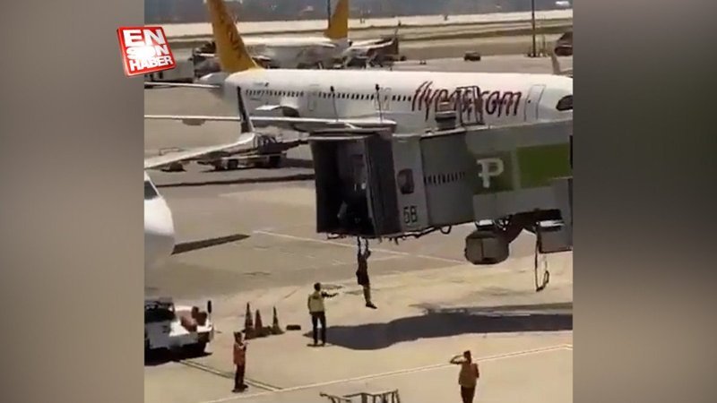 Sabiha Gökçen'de uçağı kaçıran ve aprona izinsiz giren 2 kişi gözaltına alındı