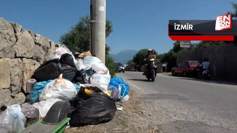 Tatilciler gitti, geriye çöpleri kaldı