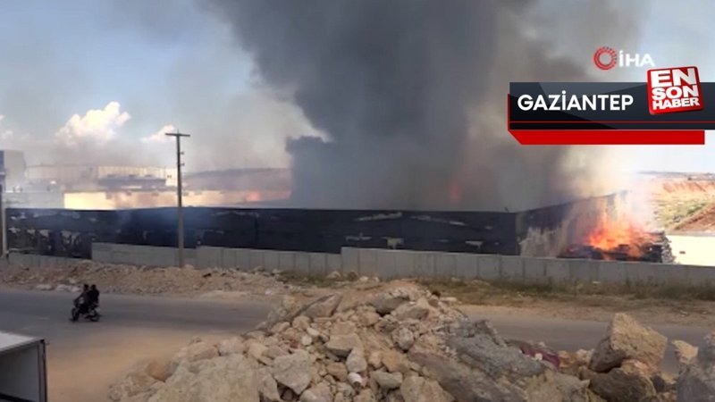 Gaziantep'te yanan fabrikada 35 milyon dolarlık zarar oluştu