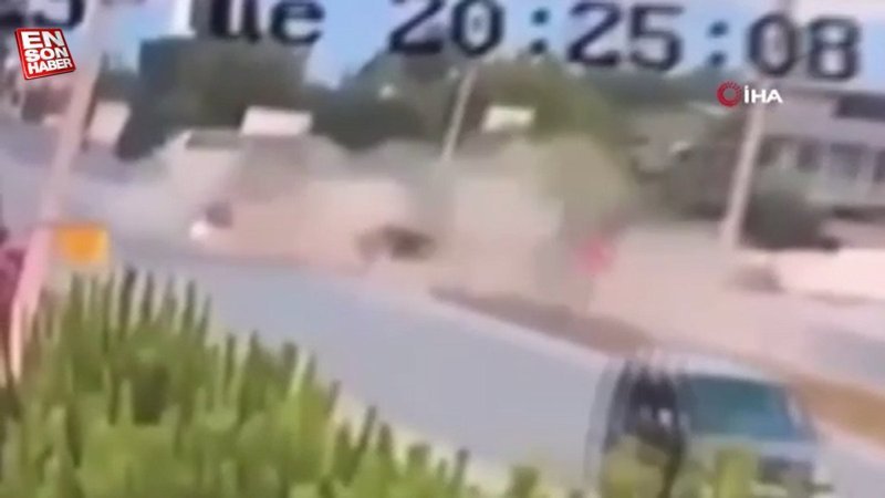 İzmir'de 1 kişinin öldüğü feci kaza güvenlik kamerasında