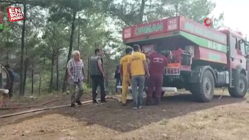 Osmaniye'de orman yangını: Ekipler havadan ve karadan müdahale ediyor