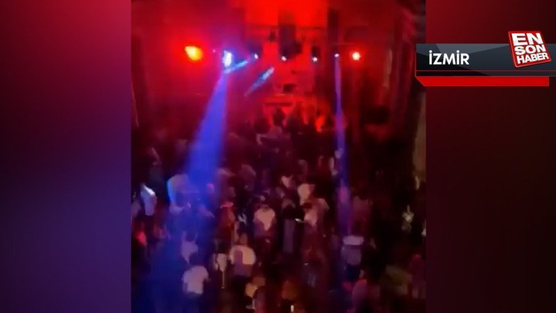 İzmir'de tarihi kilisede parti yapıldı