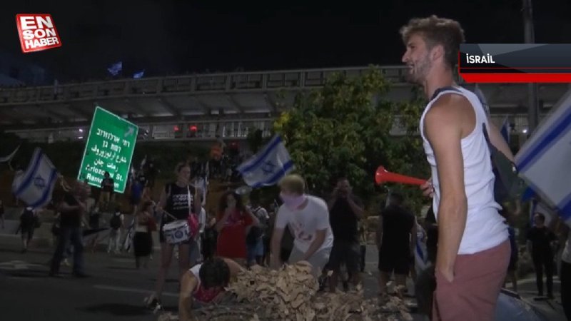 İsrail'de hükümetin yargı düzenlemesine tepki 27. haftasında sürüyor