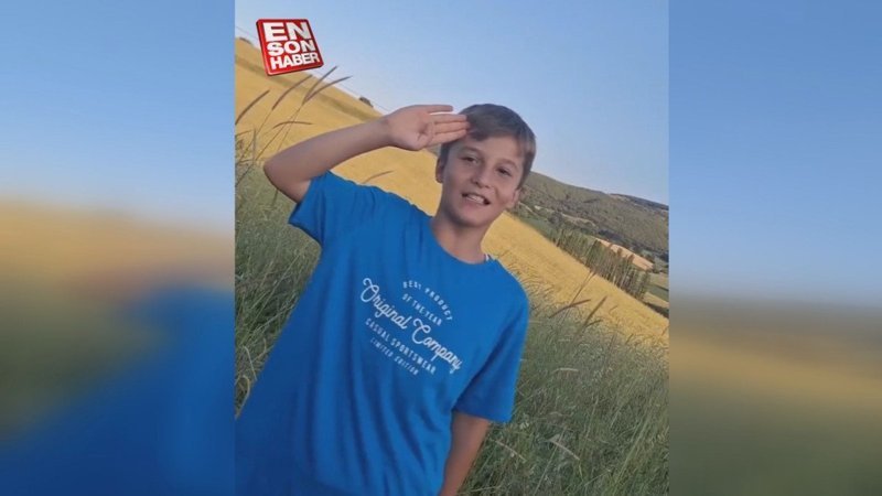 Çorum'da tekmil getirmeyi tekbir ile karıştıran çocuklar