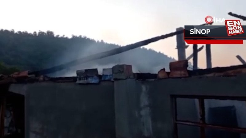 Sinop'ta önce cinayet işlendi sonra ev yakıldı