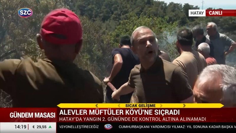 AK Partili vekilden SÖZCÜ TV muhabirine: Uçaklar burada yapmayın Allah aşkına