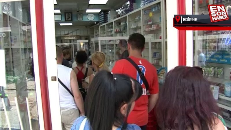 Bulgarlar ilaçlarını Edirne'den alıyor