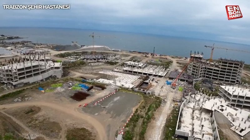 Fahrettin Koca paylaştı: Trabzon Şehir Hastanesi'nin yapımı hızla devam ediyor