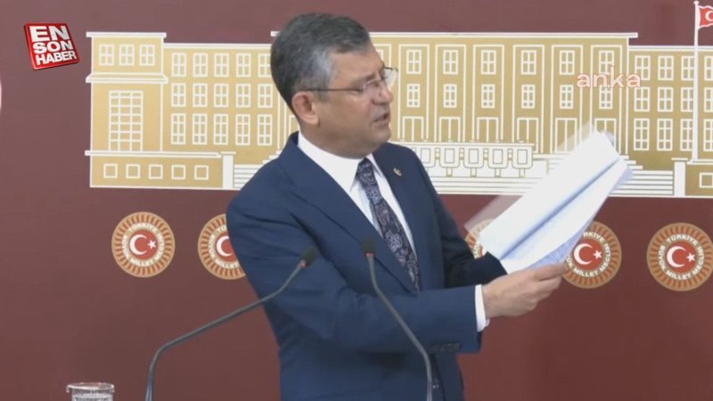 Özgür Özel açıkladı: CHP, Meclis'i olağanüstü toplantıya çağırdı