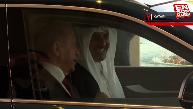 Cumhurbaşkanı Erdoğan Katar'da: Katar Emiri'ne Togg hediye edildi