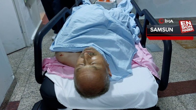 Samsun'da sokak kedilerini kovduğu için bıçaklı saldırıda ağır yaralandı
