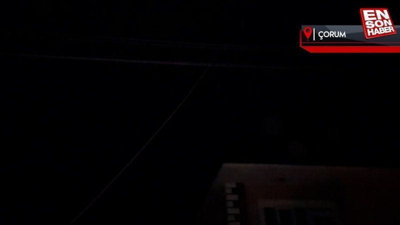 Çorum'da düğünde ateş açan maganda mahalleyi karanlığa gömdü