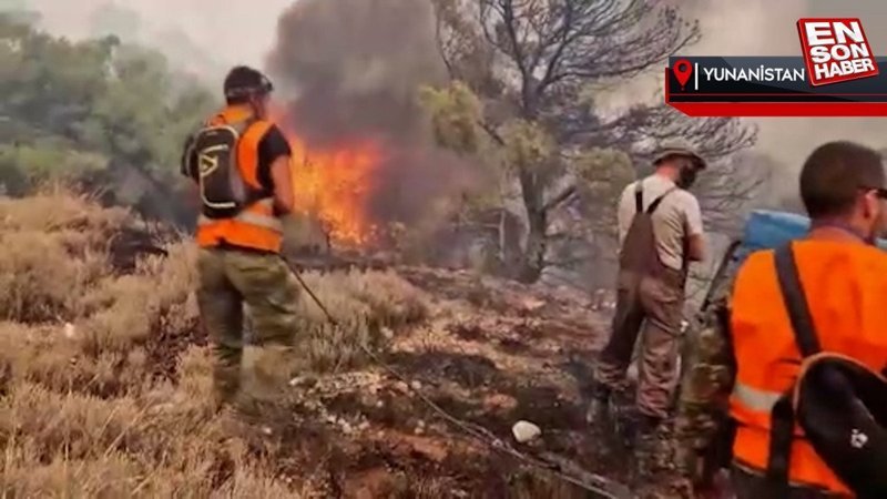 Yunanistan’da son 24 saatte 66 yangın çıktı