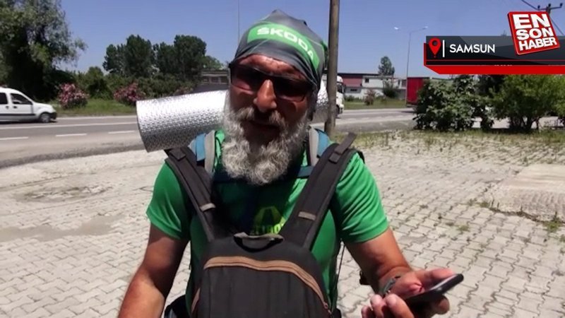 Okuduğu kitaptan etkilendi, Türkiye'yi yürüyerek dolaşmaya başladı