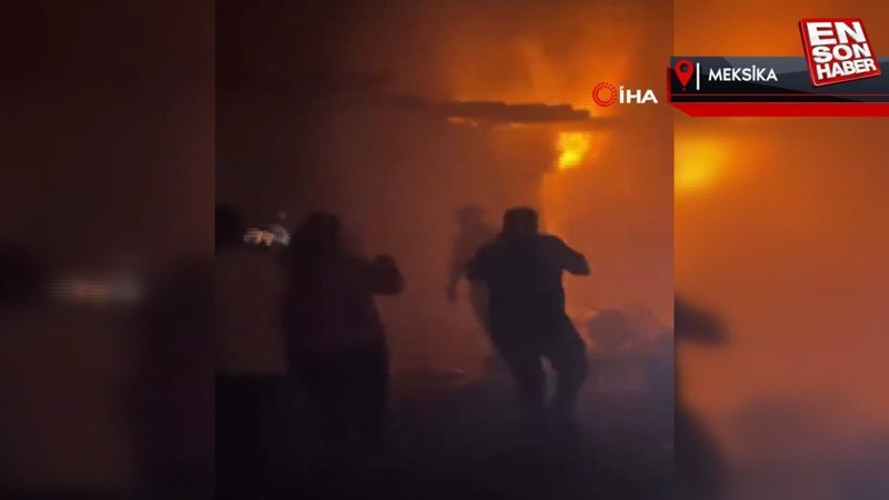 Meksika’da bara molotof kokteylli saldırı