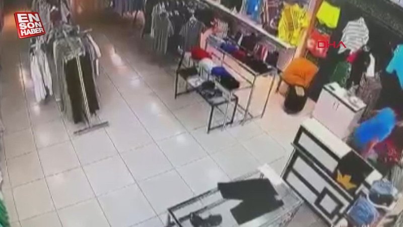 Mersin'de saldırgan mağazada tartıştığı genç kızı darbetti