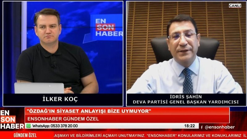 DEVA Partili İdris Şahin: 6'lı masa yenilgiyi kabullenmeli