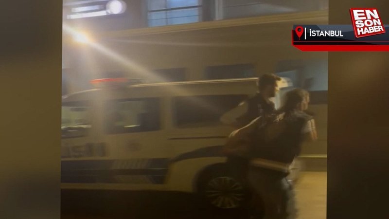 Esenyurt'ta sokak ortasında kadını döverek bayıltan maganda yakalandı