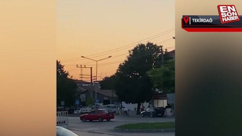 Tekirdağ'da drift yapan sürücüye 21 bin 729 lira ceza kesildi