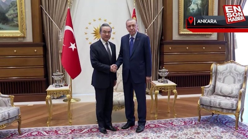 Cumhurbaşkanı Erdoğan, Çin Dışişleri Bakanı Wang Yi ile görüştü