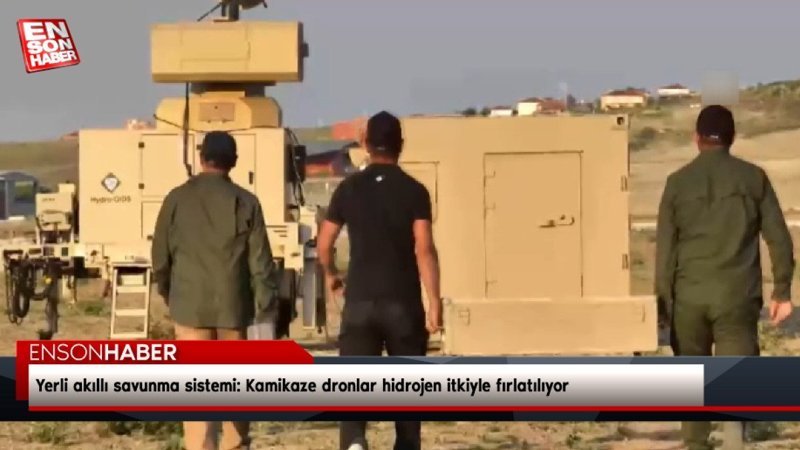 Yerli akıllı savunma sistemi: Kamikaze dronlar hidrojen itkiyle fırlatılıyor