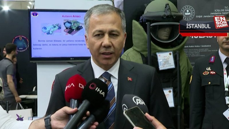 Ali Yerlikaya, IDEF'23 16’ncı Uluslararası Savunma Sanayii Fuarı’nı ziyaret etti