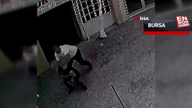 Bursa’da yakaladığı hırsızı yerden yere vurdu